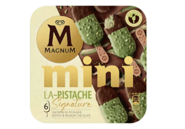 Jäätis pistaatsia MAGNUM multipakk 6x43g