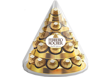 Jõulukompvekikarp Rocher FERRERO 350g