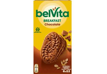 Kakaoküpsised šokolaaditükk.BELVITA6x50g