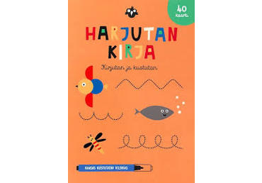 Raamat Harjutan kirja.Kirjuta ja kustuta