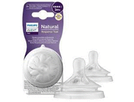 Pudelilutt PHILIPS AVENT Natural 3k+ 2tk