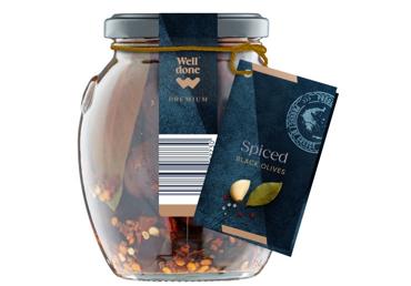 Mustad oliivid vürtsidega WDP 360g