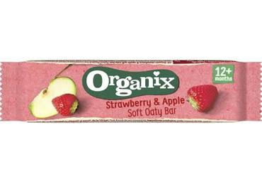 Kaerabatoon ORGANIX maasika-õuna 23g