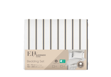 Voodipesu kmpl EH 150x200/50x70cm,triib.