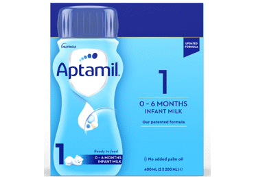 Piimasegu Aptamil 1 0K+, 2x200ml
