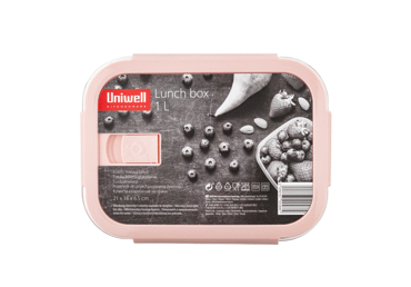 Klaasist toidukarp UNIWELL 1040ml - 1