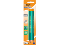 Kustukummiga pliiatsid BIC 4tk