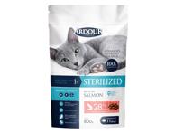 Kuiv kassit.Sterilized lõhe ARDOUR 800g