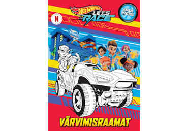 Raamat Hot wheels. Värvimisraamat