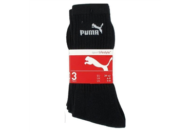 Spordisokid PUMA 39-42 pik.must 3p