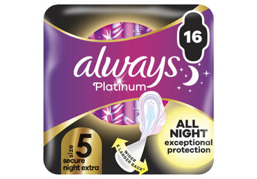 Hügieenisidemed ALWAYS Platinum S5 16tk