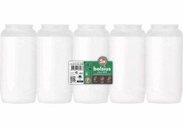 Kalmuküünal BOLSIUS 5tk, põlemisaeg 85t