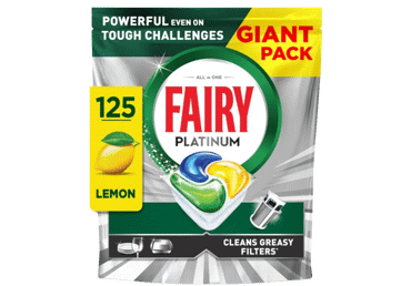 Nõudepes.kap.FAIRY Plat.Lemon, 125tk