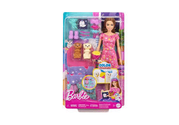 Mängukompl BARBIE Kutsikate pidžaamapidu - 1