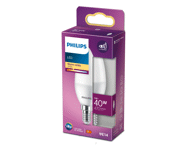 LED pirn PHILIPS B35 40W E14 ww
