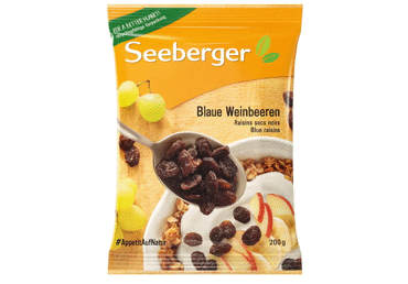 Sinised rosinad SEEBERGER, 200g