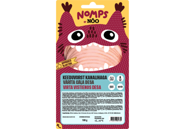 Keeduvorst kanalihaga NompsNÕO,100g viil