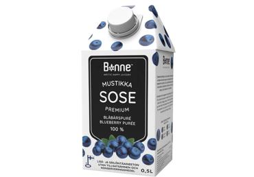 Mustikapüree 100% BONNE  0.5L