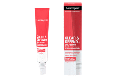 Neutrogena® Clear & Defend+ kooriv seerum, 30ml
