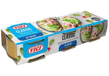 Tuunikala tükid soolvees VICI, 3x80g