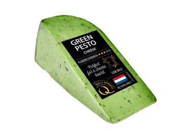 Poolkõvajuust DELI Q roheline pesto kg