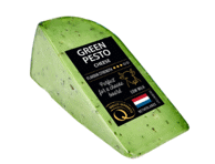 Poolkõvajuust DELI Q roheline pesto kg
