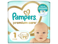 Mähkmed PAMPERS Premium Care S1 72tk