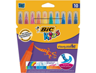 Viltpliiatsid BIC Kids Visaquarelle 10tk