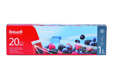 Külmutuskotid UNIWELL 1L 20tk