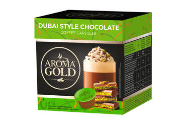 Kohvikaps.AROMA GoldDubai choc.16x16g - 2