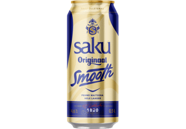 Hele õlu SAKU ORIGINAAL Smooth 4.6%500ml