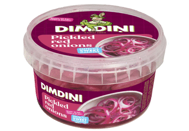 Marineeritud punane sibul, 400g