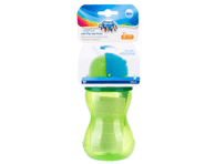 Pudel kõrrega CANPOL 370ml 12k+