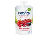 Püree KABRITA õun-metsamarjad 100g 6k