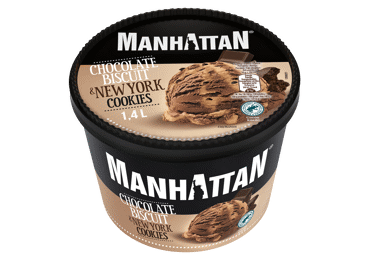 Jäätis MANHATTAN šokokook NY küpsis,707g