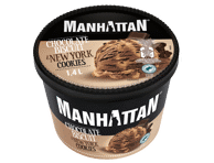 Jäätis MANHATTAN šokokook NY küpsis,707g