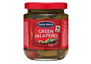 Roheline Jalapeno pipar SANTA MARIA 215g