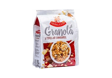 Müsli 3 šokolaadi Granola HERKULESS 350g