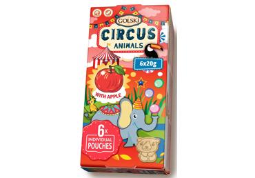 Küpsis õunamaits.Animals Circus 6x20g
