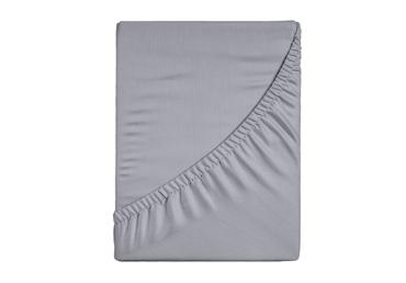 Voodilina kummiga EH 90x200+30cm,hõbed. - 2