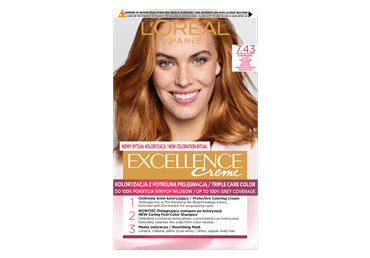 Püsivärv L'OREAL Excellence Creme 7.43 - 1