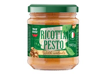 Pesto ricotta kreek.pähk.WELL DONE 190g