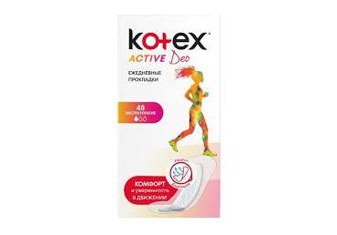 Pesukaitsmed KOTEX Active Deo 48tk