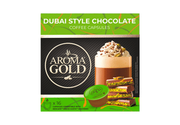 Kohvikaps.AROMA GoldDubai choc.16x16g