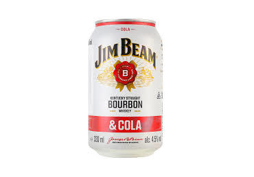 Alk.kokt.JIM BEAM White&Cola 4.5% 330ml