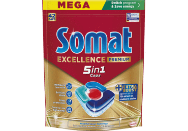 Nõudepes.tab.SOMAT Exc.Premium 5in1 42tk