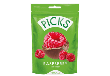 Vaarikad piima-kakaoglasuuris PICKS 90g