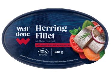 Marin. heeringas köögiv. WELL DONE 300g