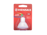 LED pirn GU10 2.7W 260lm HENSKE