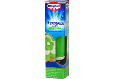 Toiduvärv roheline DR. OETKER 10g